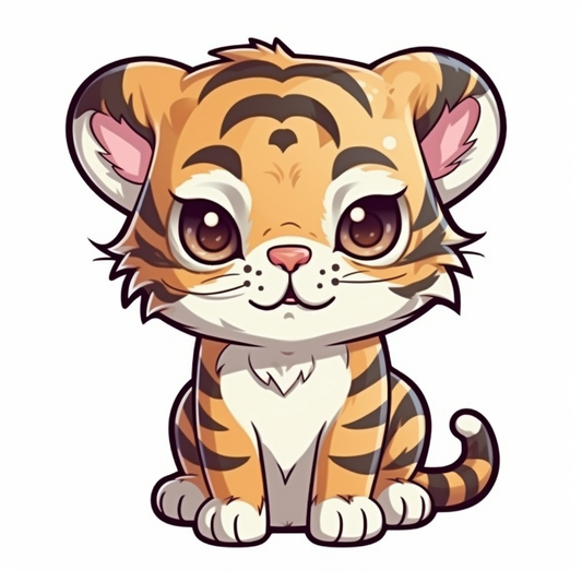 Tiger Vinyl Decal Sticker for Car, Laptop, Tumbler and more # 00528