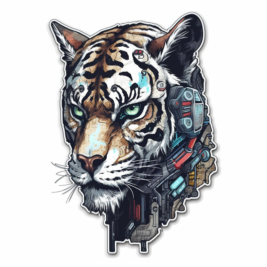 Tiger Vinyl Decal Sticker for Car, Laptop, Tumbler and more # 00546