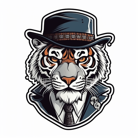 Tiger Vinyl Decal Sticker for Car, Laptop, Tumbler and more # 00539