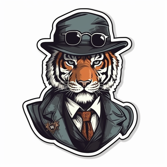Tiger Vinyl Decal Sticker for Car, Laptop, Tumbler and more # 00537