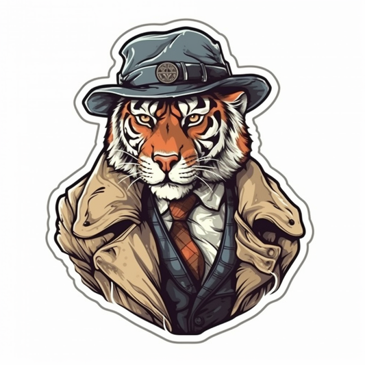 Tiger Vinyl Decal Sticker for Car, Laptop, Tumbler and more # 00535