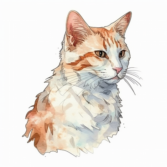 Turkish Van Cat Vinyl Decal Sticker for Car, Laptop, Tumbler and more # 007966