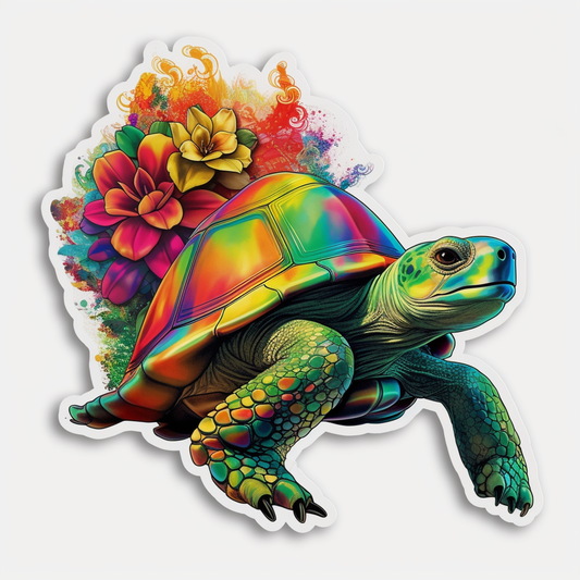 Turtle Vinyl Decal Sticker for Car, Laptop, Tumbler and more # 005958