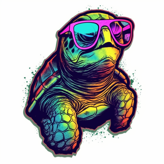 Turtle Vinyl Decal Sticker for Car, Laptop, Tumbler and more # 005944