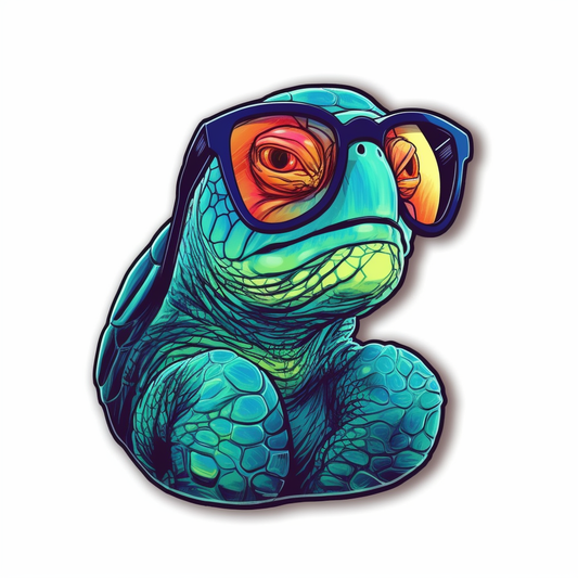 Turtle Vinyl Decal Sticker for Car, Laptop, Tumbler and more # 005918