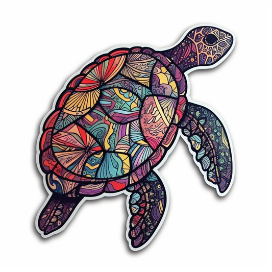 Turtle Vinyl Decal Sticker for Car, Laptop, Tumbler and more # 005871