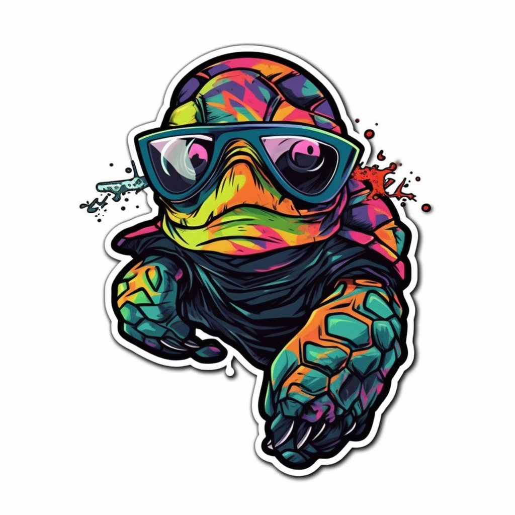 Turtle Vinyl Decal Sticker for Car, Laptop, Tumbler and more # 005913