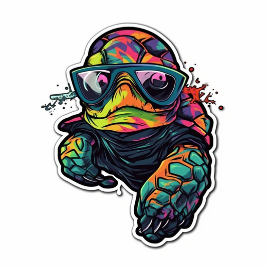 Turtle Vinyl Decal Sticker for Car, Laptop, Tumbler and more # 005913