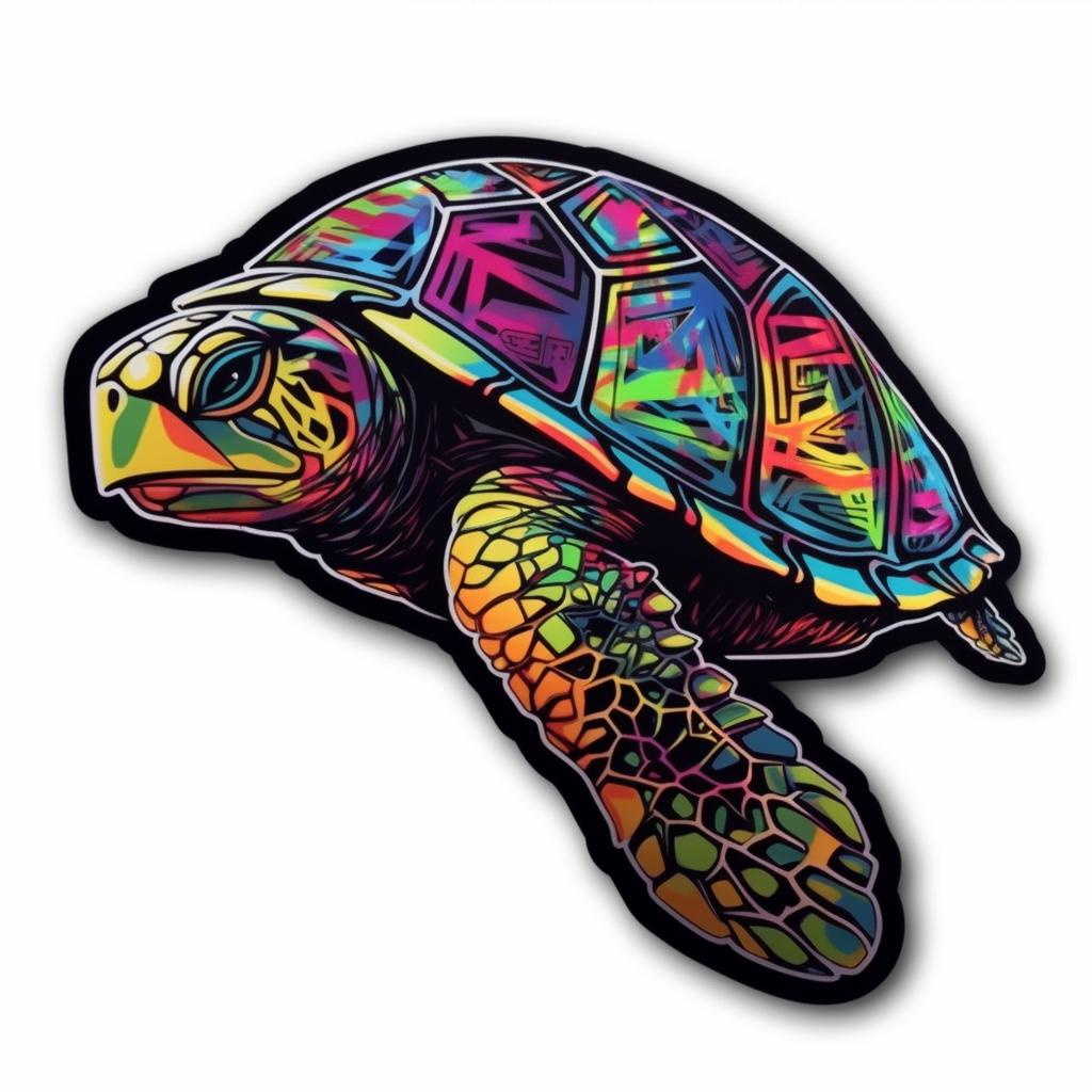 Turtle Vinyl Decal Sticker for Car, Laptop, Tumbler and more # 005935