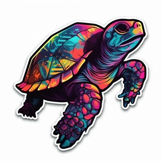 Turtle Vinyl Decal Sticker for Car, Laptop, Tumbler and more # 005932