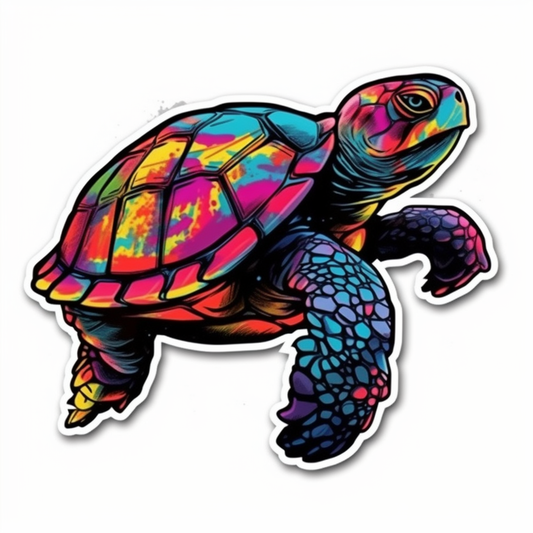 Turtle Vinyl Decal Sticker for Car, Laptop, Tumbler and more # 005956