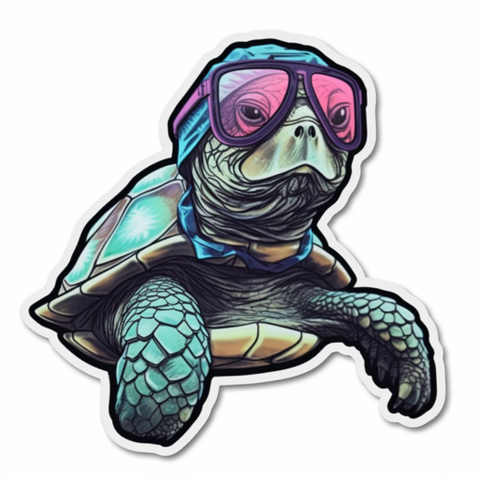 Turtle Vinyl Decal Sticker for Car, Laptop, Tumbler and more # 005920