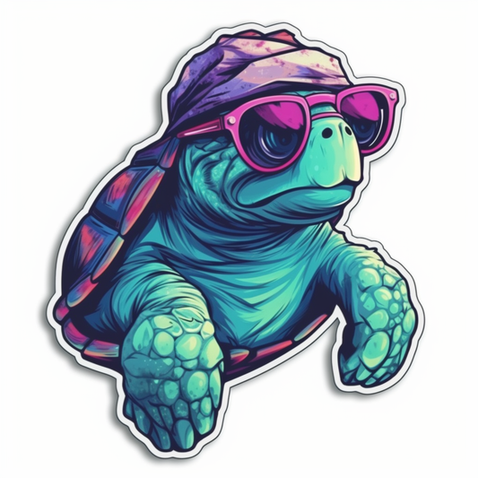 Turtle Vinyl Decal Sticker for Car, Laptop, Tumbler and more # 005942