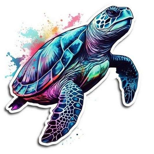 Turtle Vinyl Decal Sticker for Car, Laptop, Tumbler and more # 005931