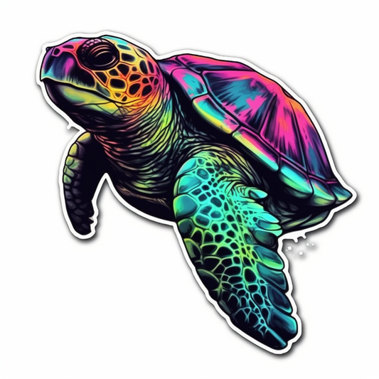 Turtle Vinyl Decal Sticker for Car, Laptop, Tumbler and more # 005945