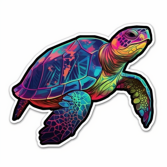 Turtle Vinyl Decal Sticker for Car, Laptop, Tumbler and more # 005926