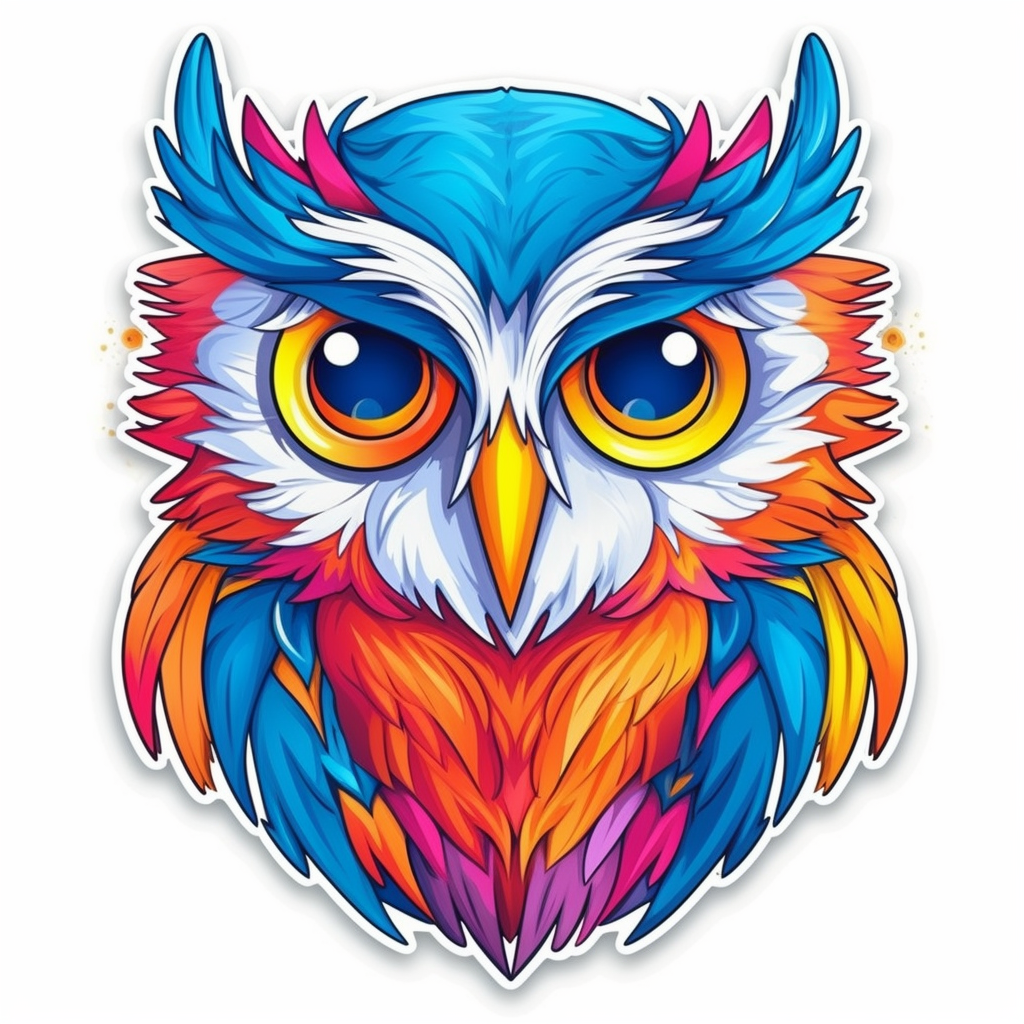 Cute and Adorable Owl Vinyl Decal Sticker for Car, Laptop, Tumbler and more # 0010926