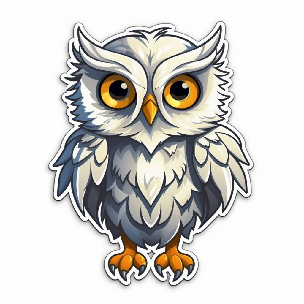 Cute and Adorable Owl Vinyl Decal Sticker for Car, Laptop, Tumbler and more # 0010910