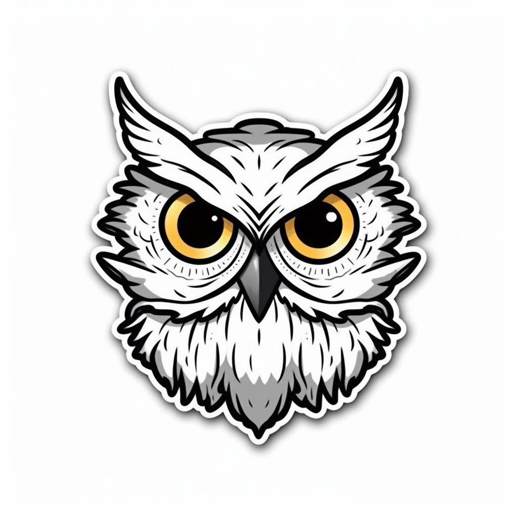 Cute and Adorable Owl Vinyl Decal Sticker for Car, Laptop, Tumbler and more # 0010924