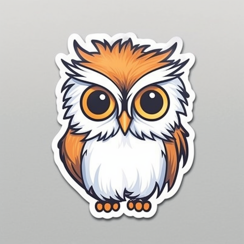 Cute and Adorable Owl Vinyl Decal Sticker for Car, Laptop, Tumbler and more # 0010929