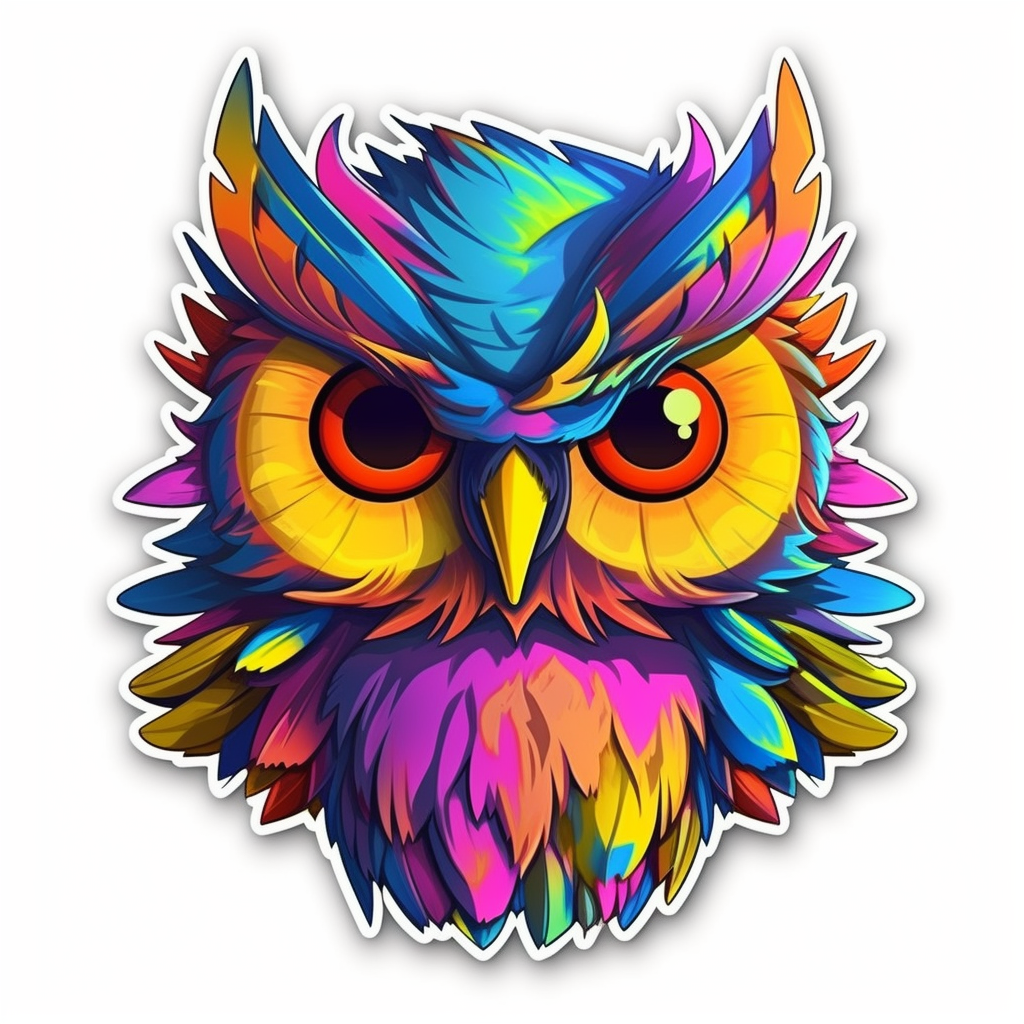 Cute and Adorable Owl Vinyl Decal Sticker for Car, Laptop, Tumbler and more # 0010952