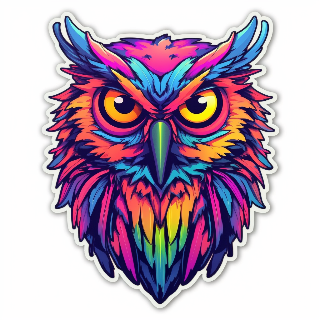 Cute and Adorable Owl Vinyl Decal Sticker for Car, Laptop, Tumbler and more # 0010959