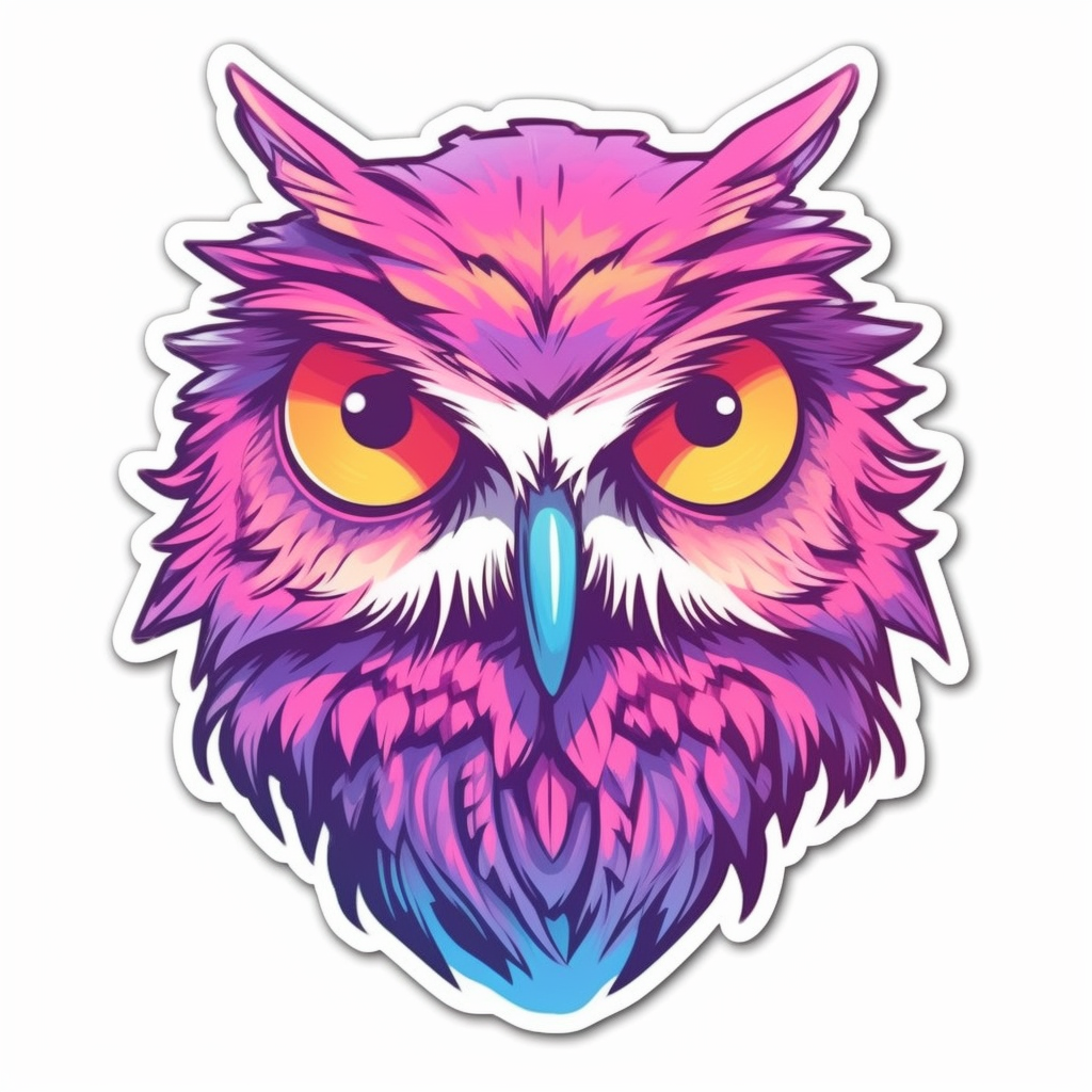Cute and Adorable Owl Vinyl Decal Sticker for Car, Laptop, Tumbler and more # 0010961