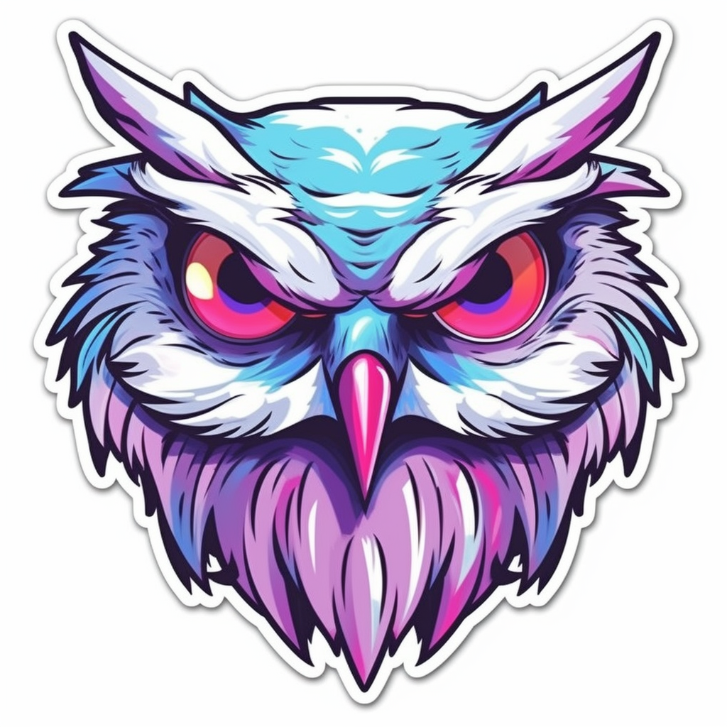 Cute and Adorable Owl Vinyl Decal Sticker for Car, Laptop, Tumbler and more # 0010971