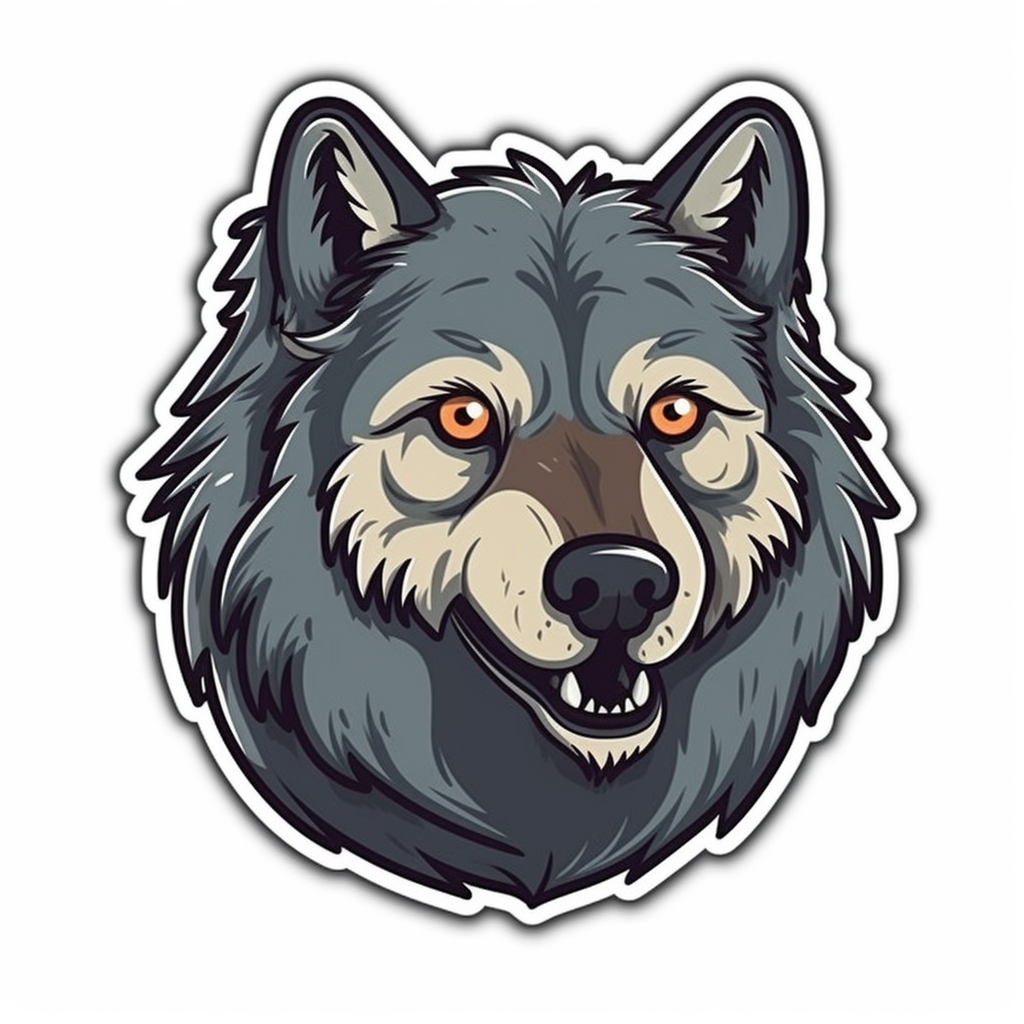 Wolf Vinyl Decal Sticker for Car, Laptop, Tumbler and more # 001813