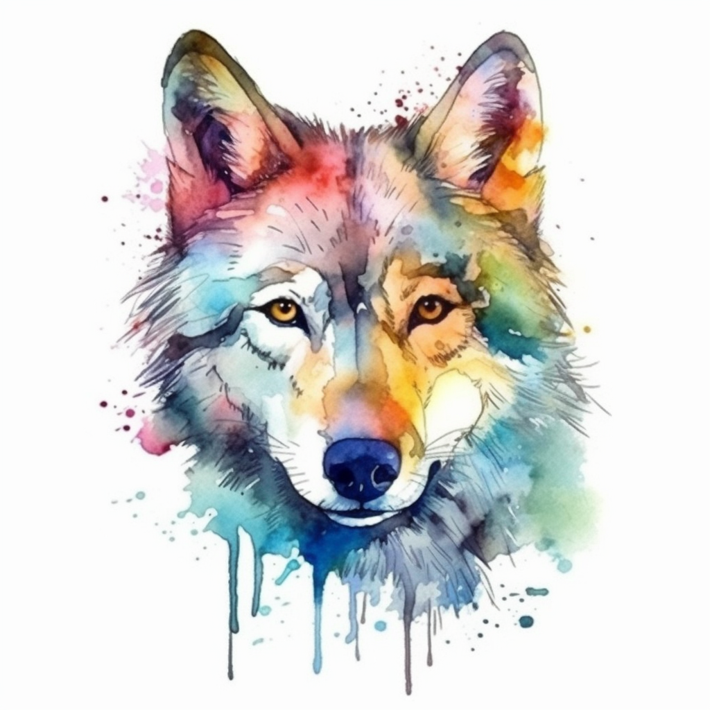 Wolf Vinyl Decal Sticker for Car, Laptop, Tumbler and more # 001875