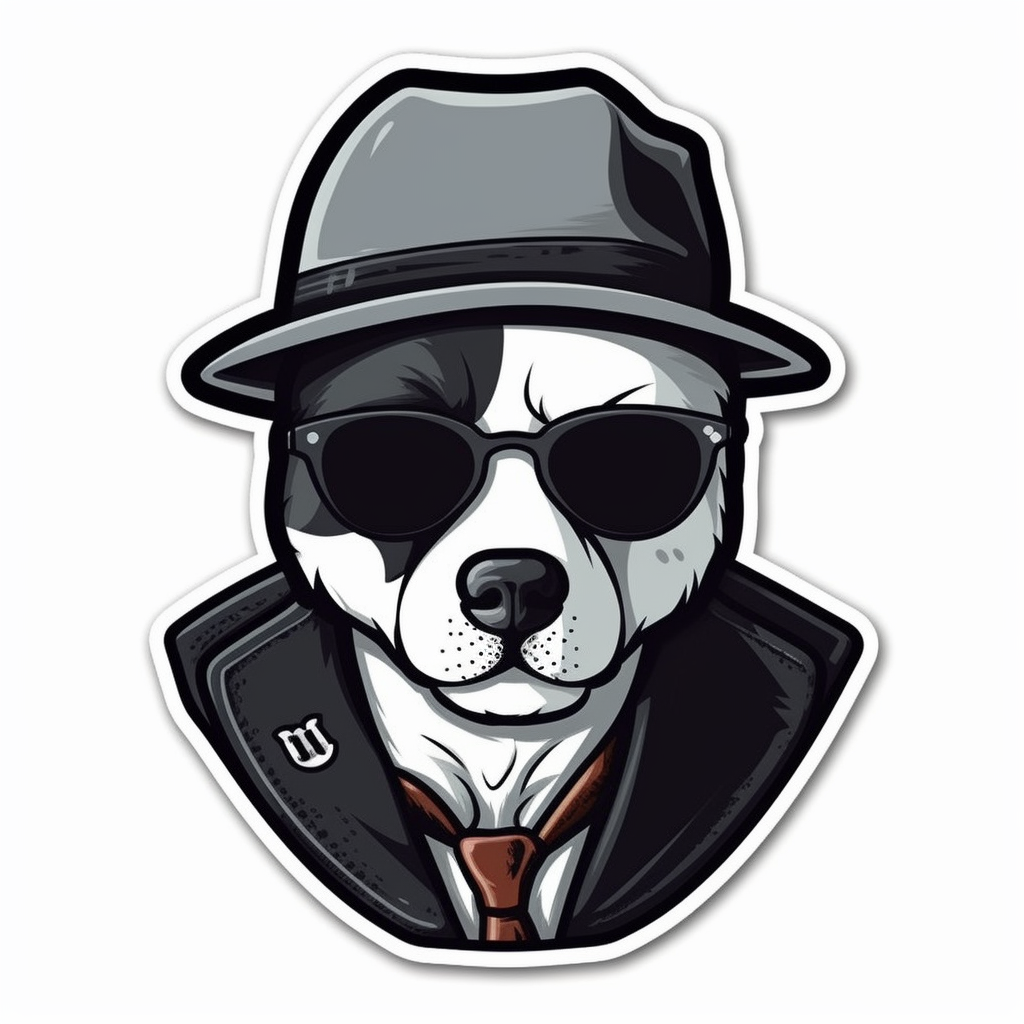 Yin Yang Dog Vinyl Decal Sticker for Car, Laptop, Tumbler and more # 005599