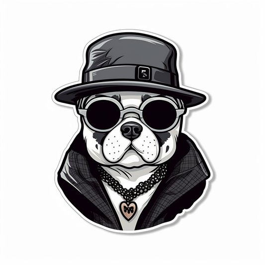 Yin Yang Dog Vinyl Decal Sticker for Car, Laptop, Tumbler and more # 005582