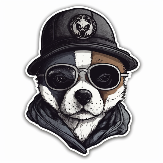 Yin Yang Dog Vinyl Decal Sticker for Car, Laptop, Tumbler and more # 005542