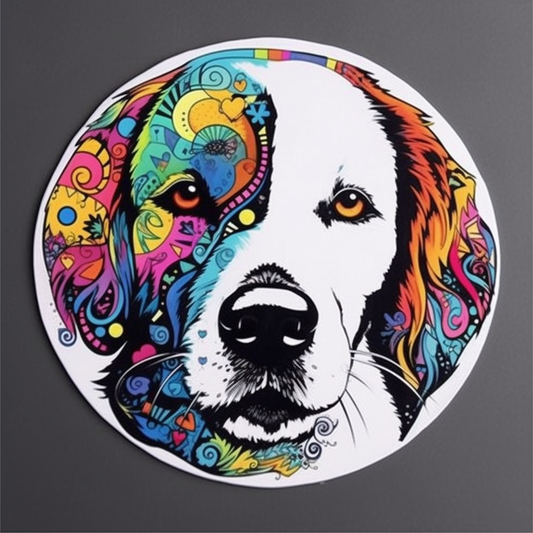 Yin Yang Dog Vinyl Decal Sticker for Car, Laptop, Tumbler and more # 005597