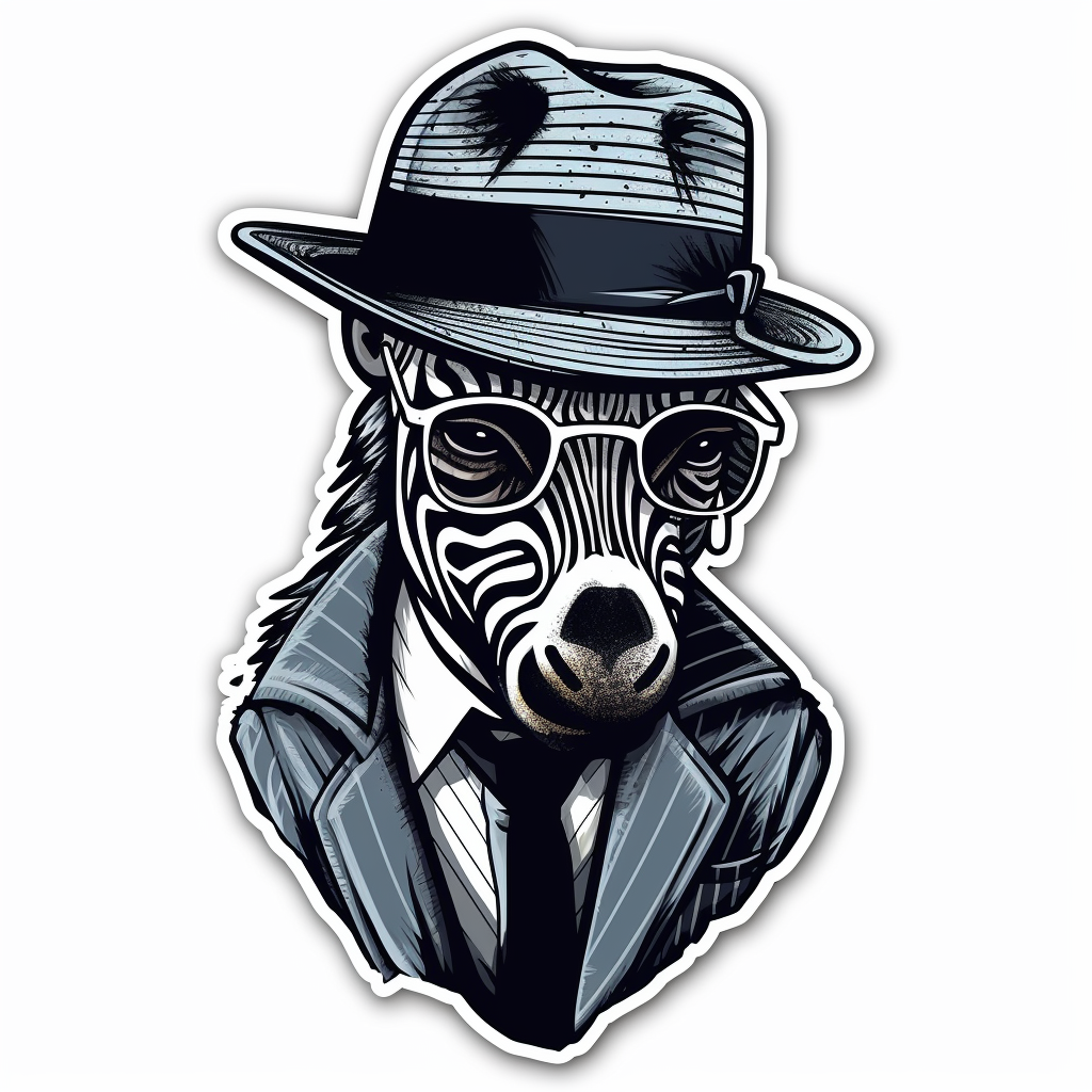 Zebra Vinyl Decal Sticker for Car, Laptop, Tumbler and more # 003817