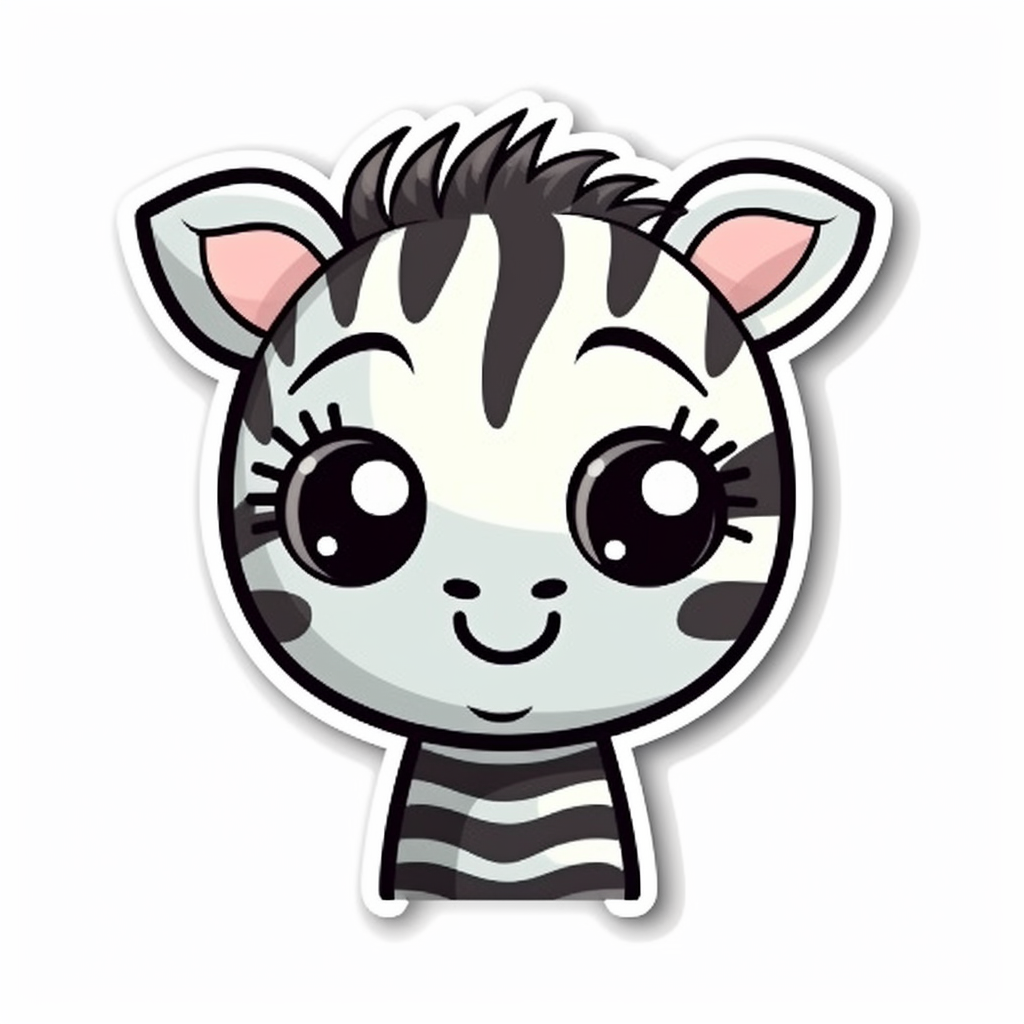 Zebra Vinyl Decal Sticker for Car, Laptop, Tumbler and more # 003813