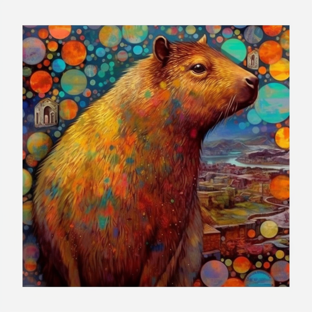 Capybara Vinyl Decal Sticker for Car, Laptop, Tumbler and more # 003504