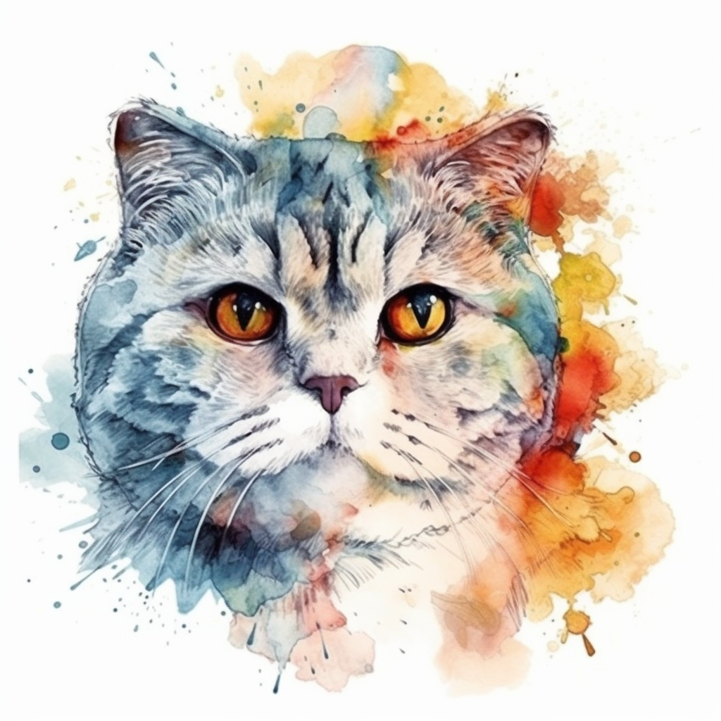 Scottish Fold Cat Vinyl Decal Sticker for Car, Laptop, Tumbler and more # 002012