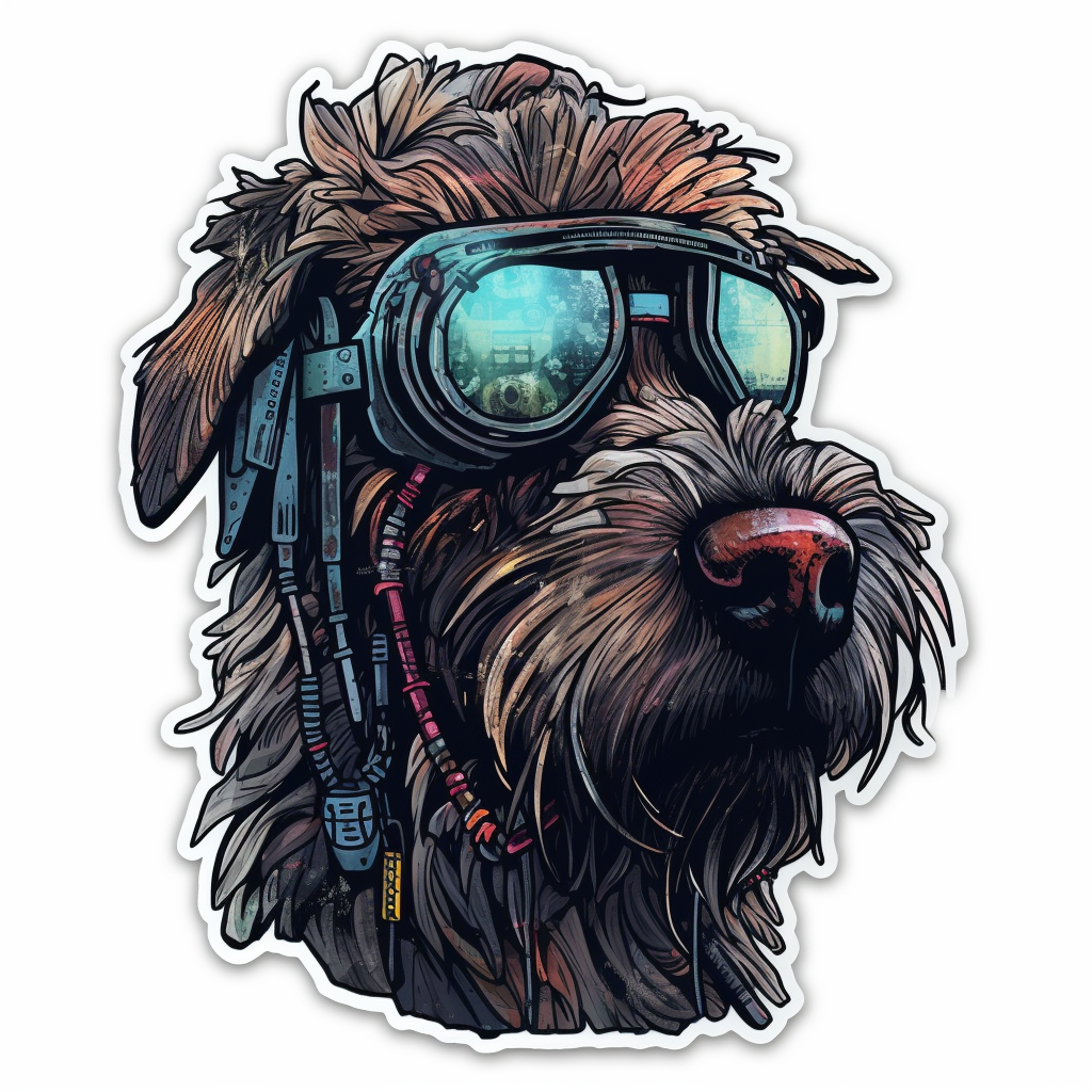 FouFou Dog Vinyl Decal Sticker for Car, Laptop, Tumbler and more # 2090