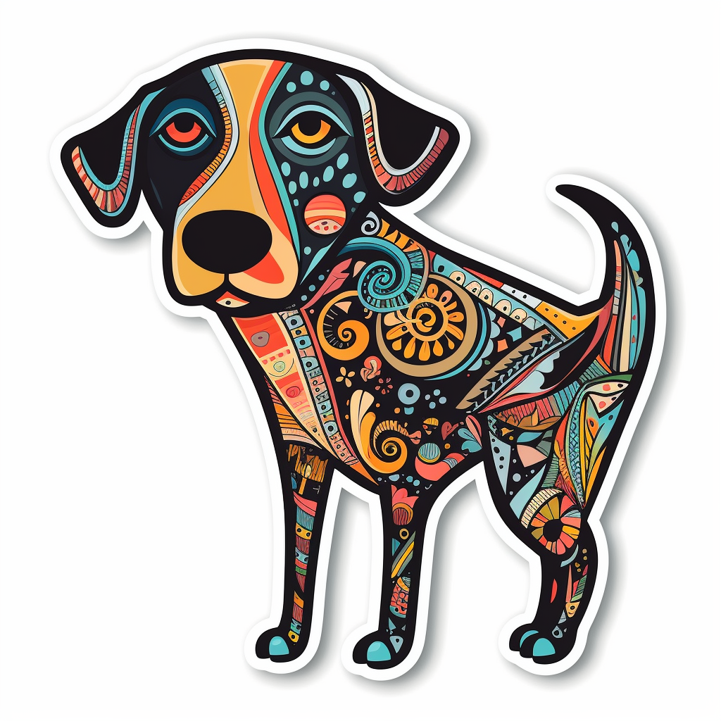 FouFou Dog Vinyl Decal Sticker for Car, Laptop, Tumbler and more # 2099