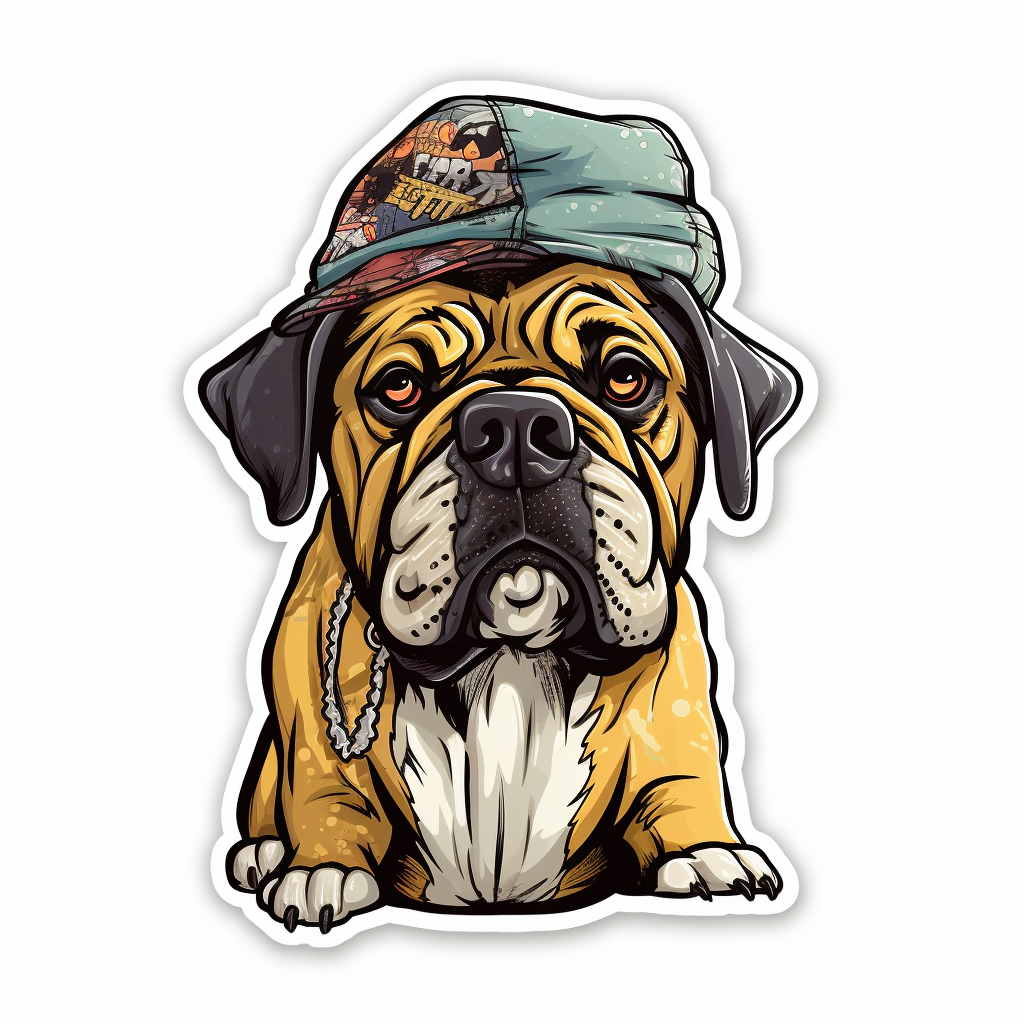 FouFou Dog Vinyl Decal Sticker for Car, Laptop, Tumbler and more # 2093