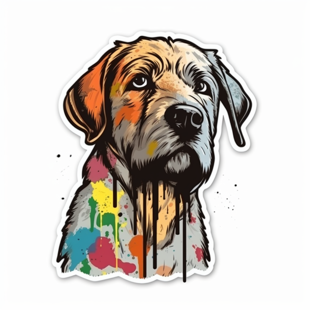 FouFou Dog Vinyl Decal Sticker for Car, Laptop, Tumbler and more # 002381