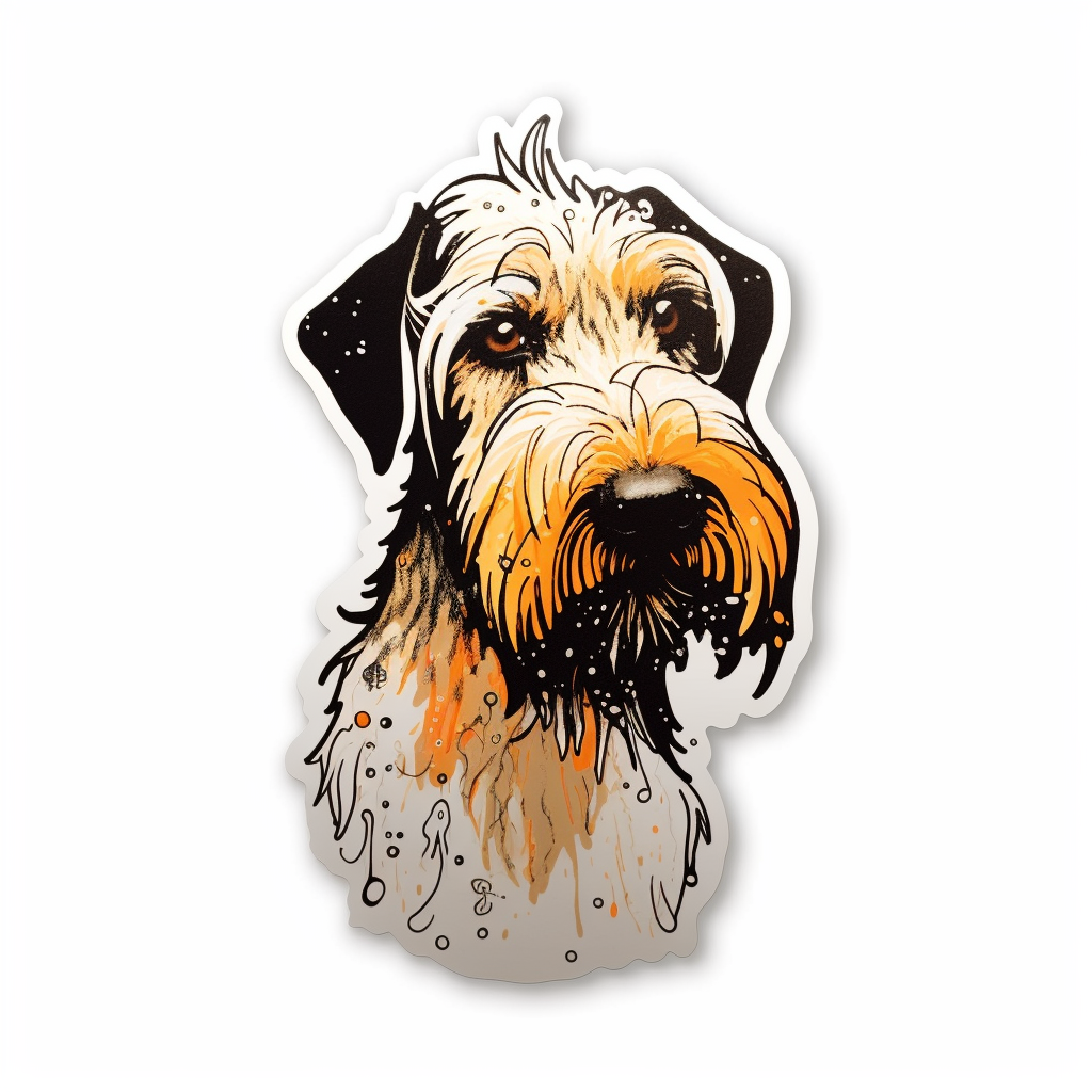 FouFou Dog Vinyl Decal Sticker for Car, Laptop, Tumbler and more # 002508
