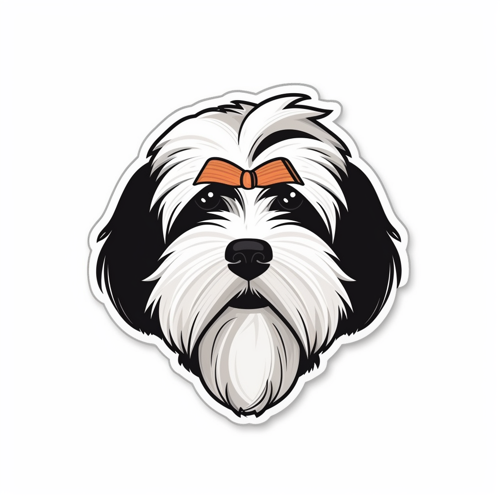 FouFou Dog Vinyl Decal Sticker for Car, Laptop, Tumbler and more # 2116