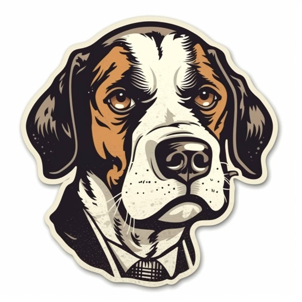 FouFou Dog Vinyl Decal Sticker for Car, Laptop, Tumbler and more # 2082