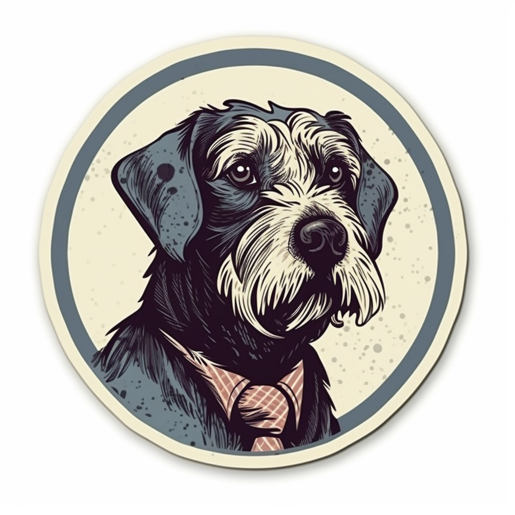 FouFou Dog Vinyl Decal Sticker for Car, Laptop, Tumbler and more # 002284