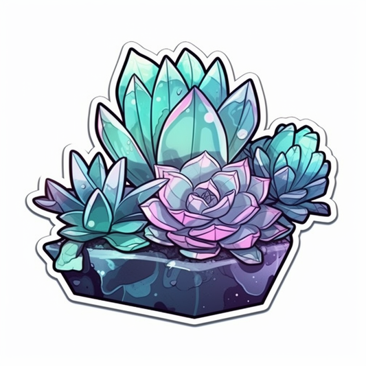Succulent Vinyl Decal Sticker for Car, Laptop, Tumbler and more # 006705