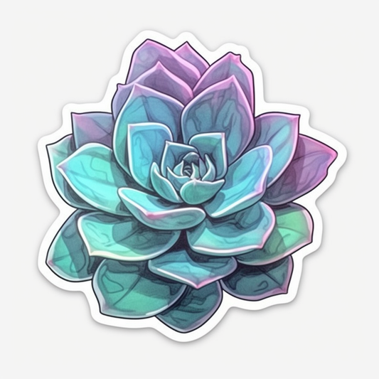 Succulent Vinyl Decal Sticker for Car, Laptop, Tumbler and more # 006697