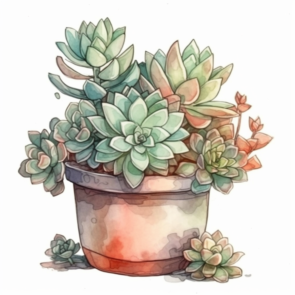 Succulent Vinyl Decal Sticker for Car, Laptop, Tumbler and more # 006712