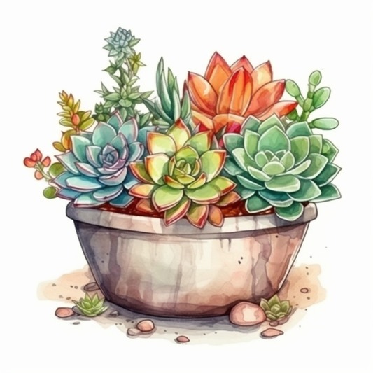 Succulent Vinyl Decal Sticker for Car, Laptop, Tumbler and more # 006719